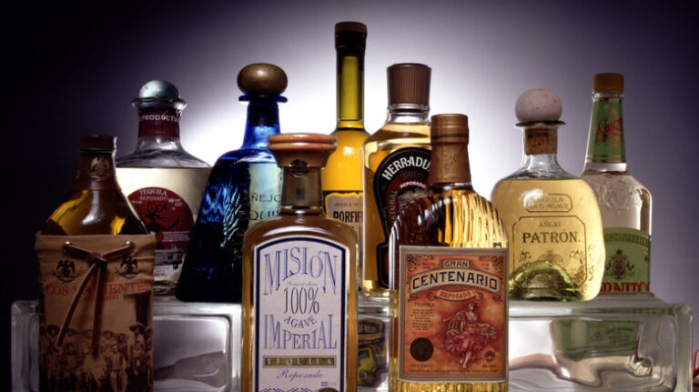 Tequila in Blue and White Bottle: Identifying Tequila Brands